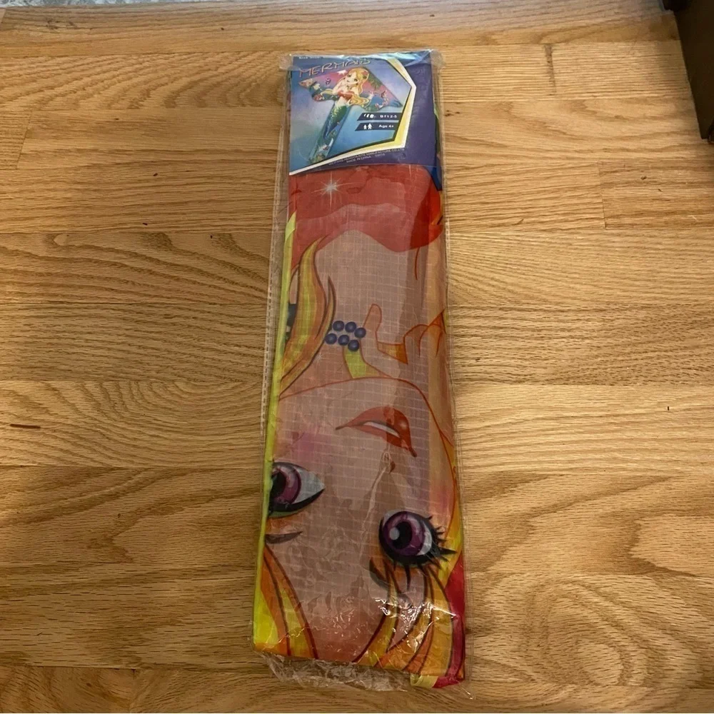 Mermaid Print Kite Outdoor Toy NEW